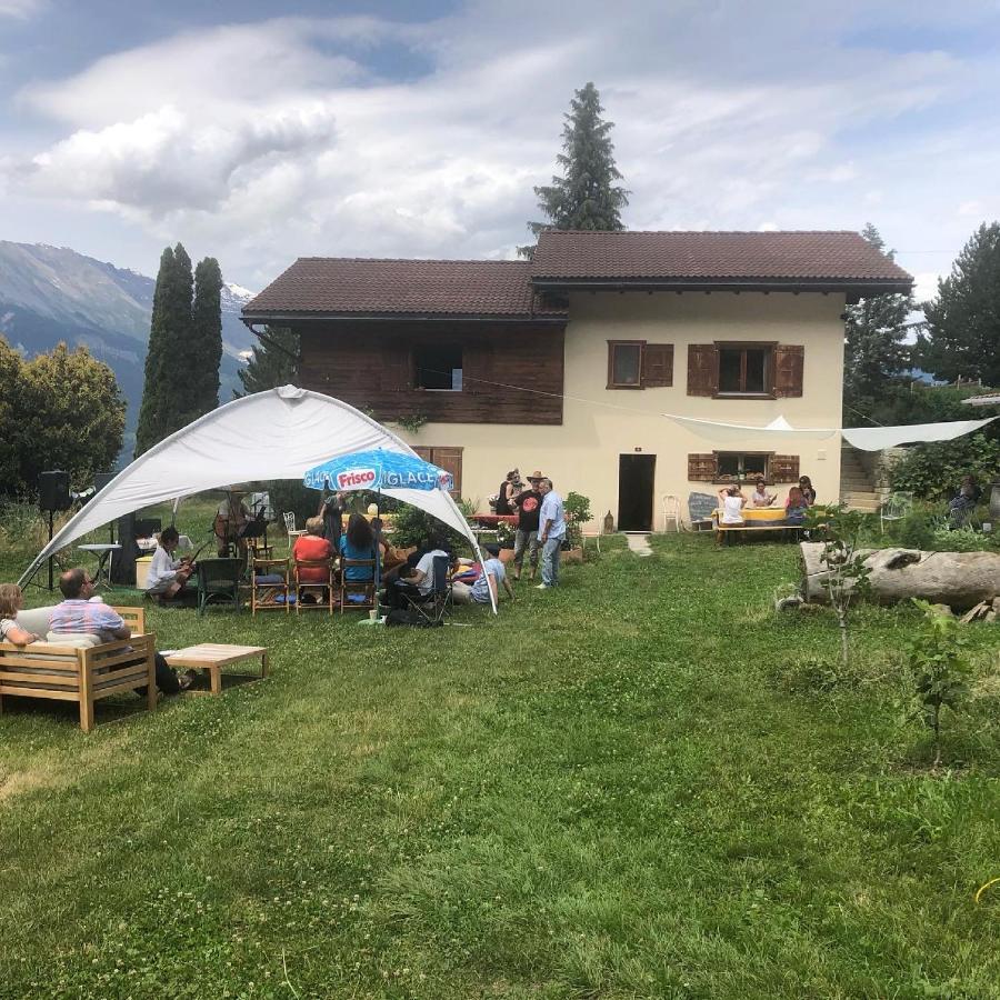 Domaine Bellevie BnB Vex Esterno foto