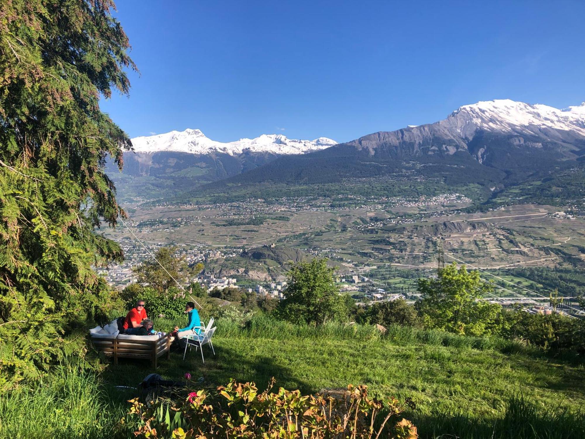 Domaine Bellevie BnB Vex Esterno foto