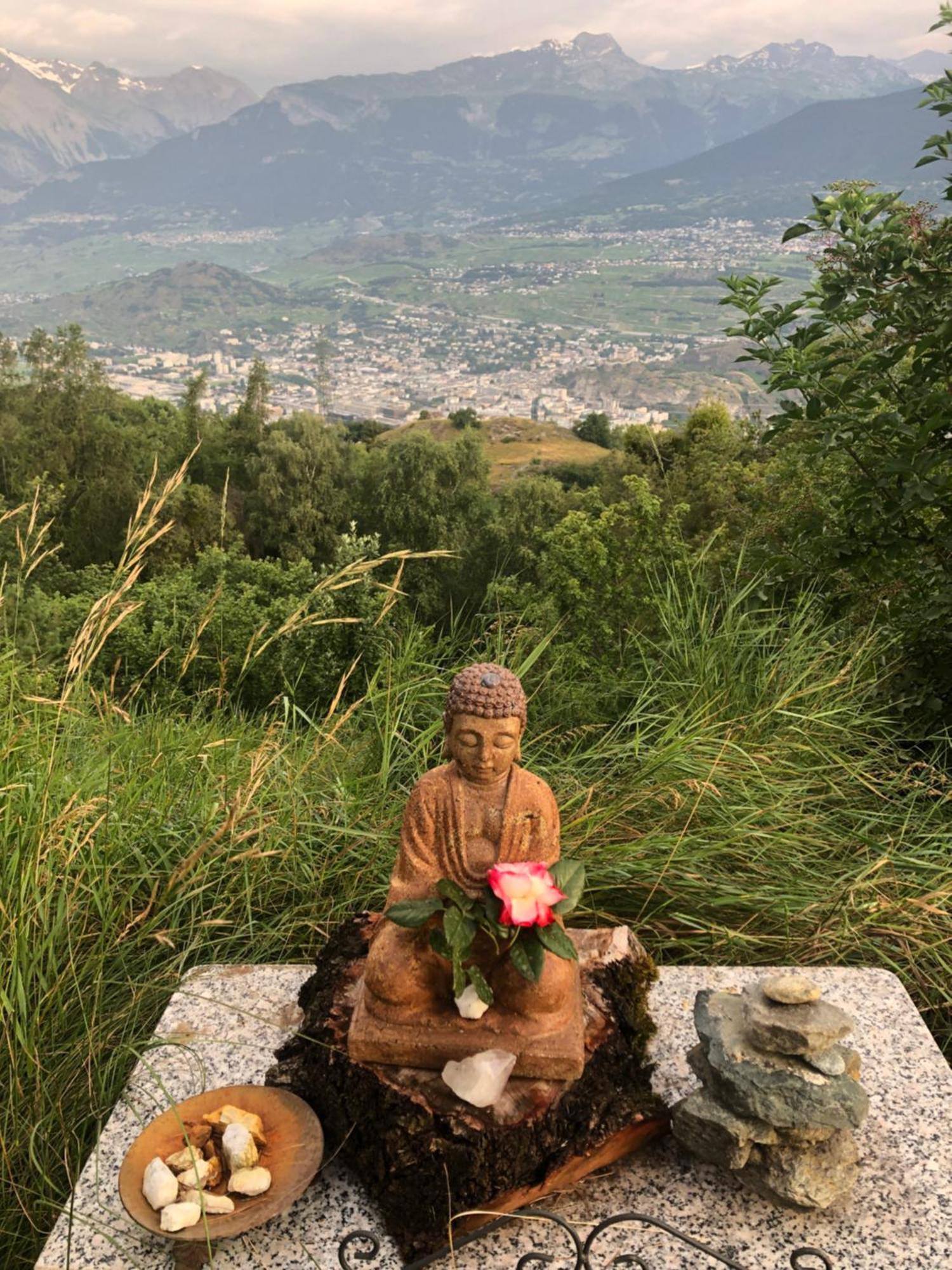 Domaine Bellevie BnB Vex Esterno foto
