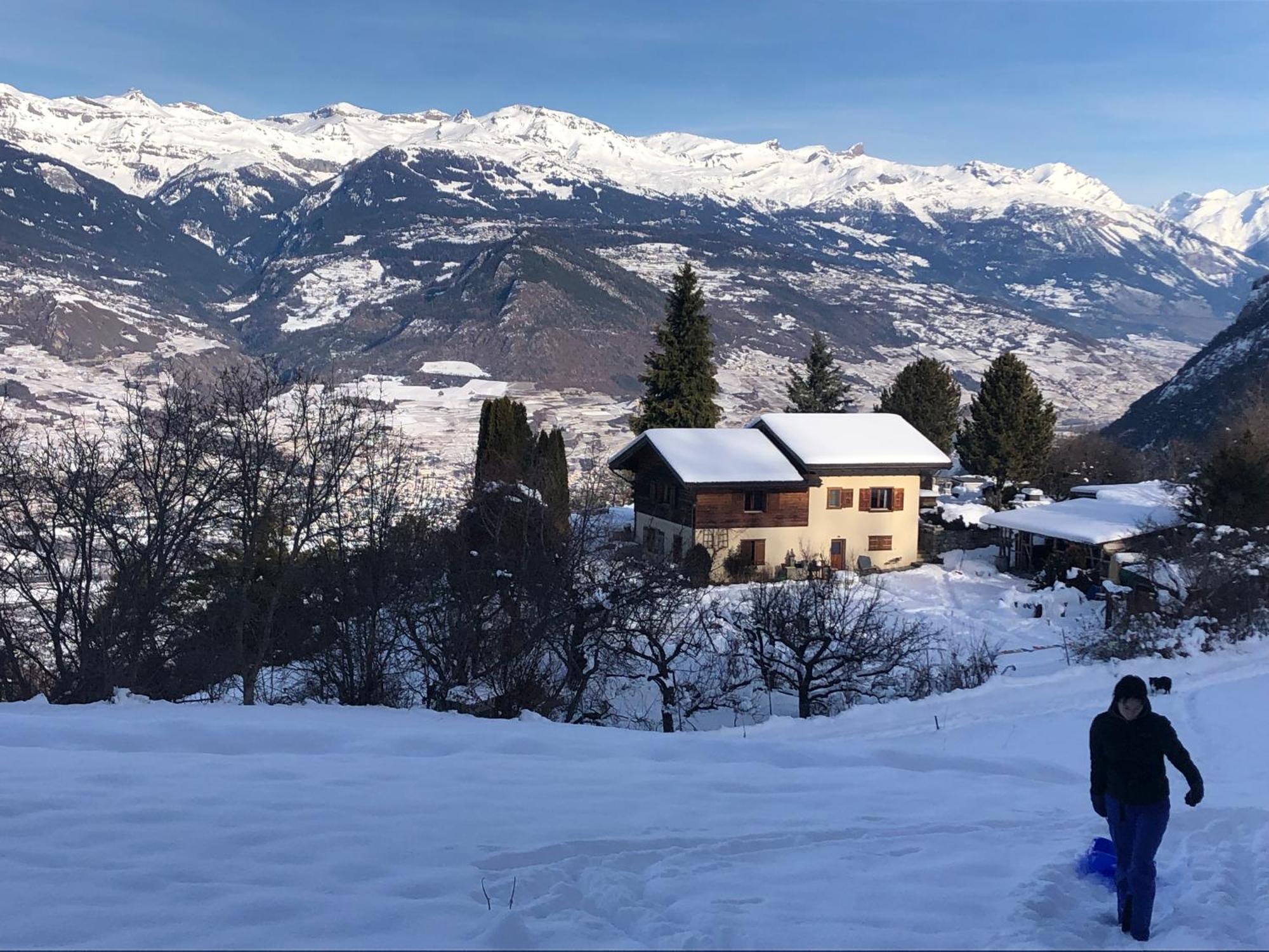 Domaine Bellevie BnB Vex Esterno foto